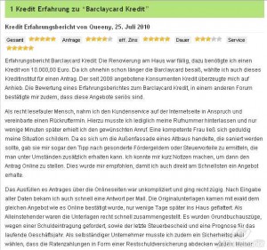 Auf kredit-erfahrungen.com haben alle Leser die Möglichkeit, über die Meinungen und Erfahrungen der anderen zu erfahren und eigene Bewertungen darzustellen