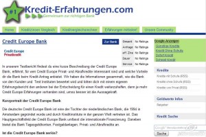 Auf kredit-erfahrungen.com lesen Sie die Meinungen und Bewertungen der Leser, die über ihre Erfahrung mit dem Kredit berichten 